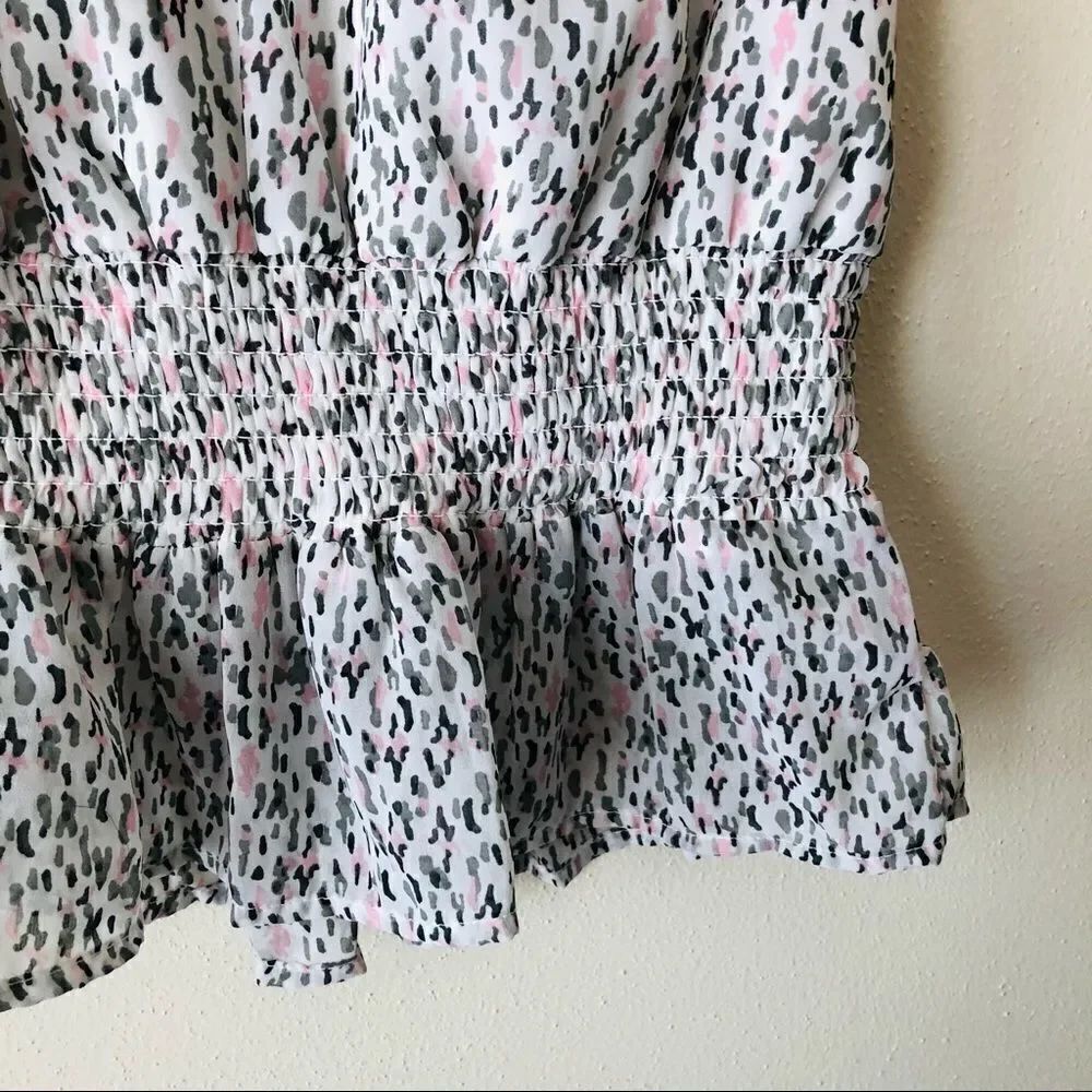Japna Patterned Peplum Tank Small NWT - Picture 8 of 9